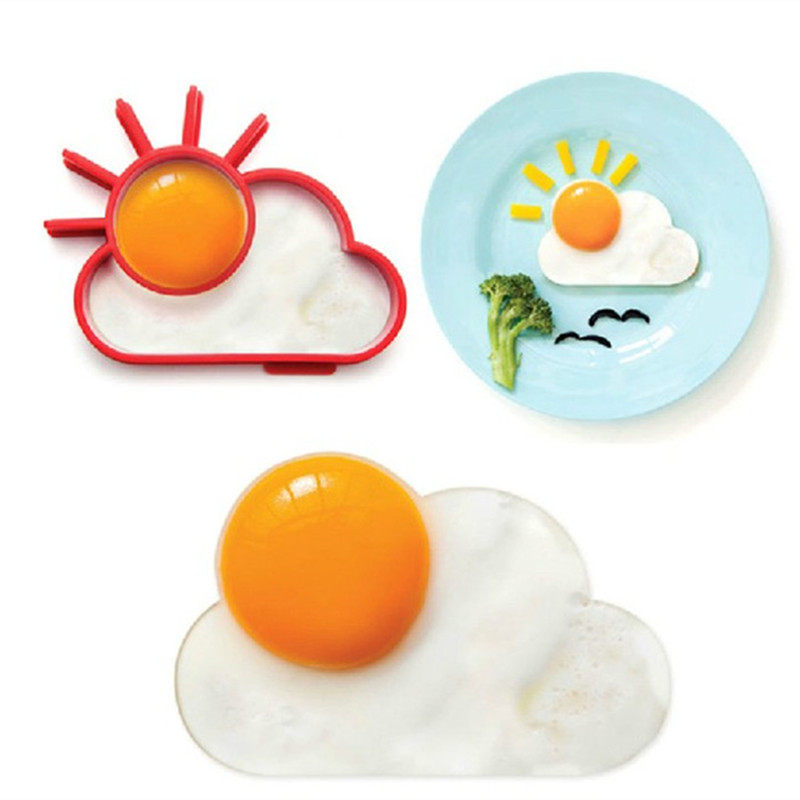 Creative Animal Omelette Smiling Face Omelette Model Food Grade Silicone Kitten Sun Cloud Omelette Mold