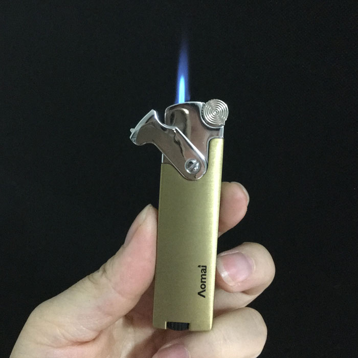 Aomai nhỏ và siêu mỏng mài bánh xe cá tính thẳng vào gió và nhẹ hơn cố định bơm lửa Flint tip hàng mô hình vụ nổ - Bật lửa thế giới bật lửa