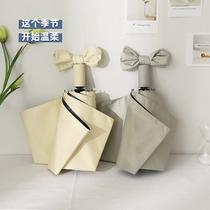 Healing department fully automatic sun umbrella sunscreen anti-UV female folding clear and rain dual-use beach umbrella Custom logo umbrella