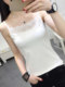 Summer camisole for women with small suit bottoming for outer wear lace with breast pads sleeveless top for women ins trend