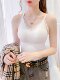 Beautiful back lace camisole women's inner wear with chest pad white outer wear 2025 new professional top trend
