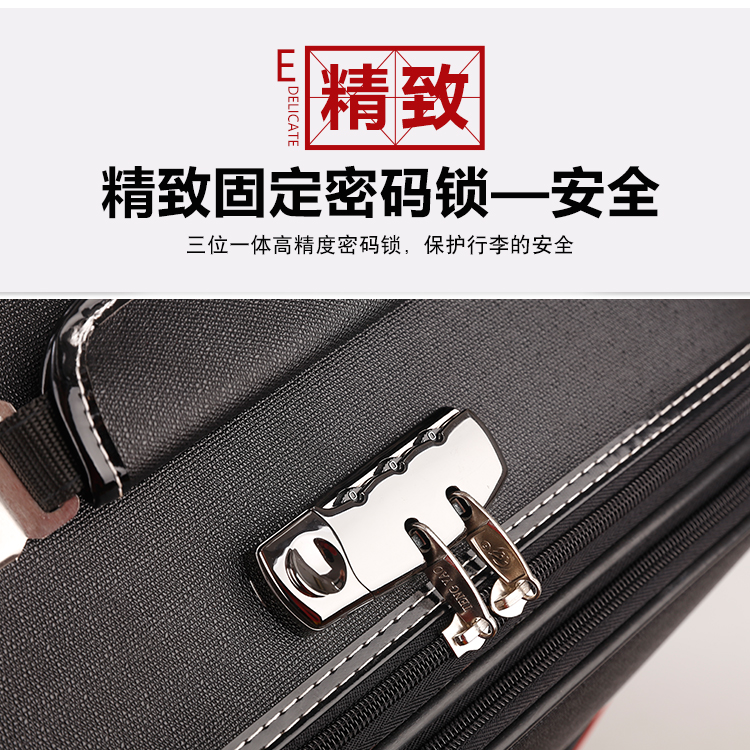 Hộp vali xe đẩy trường hợp phổ quát bánh xe khóa hộp vali học sinh 24 inch nam và nữ hành lý 26 inch lên máy bay vali nhựa