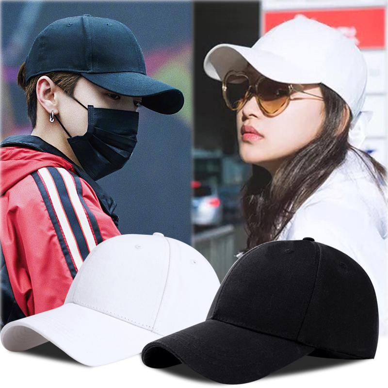 Hat female male Korean version of the tide wild black youth cap female spring and summer fashion leisure sunscreen visor baseball cap