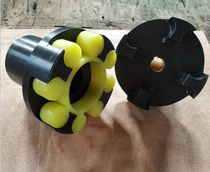 Factory direct sales 45 steel ML type elastic plum blossom coupling high torque motor for wheel pump with three-claw coupling