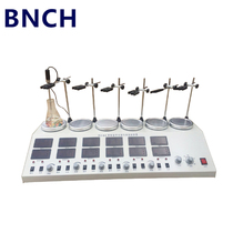 HJ-6 6A laboratory digital display two double four six multi-head with asynchronous magnetic heating stirrer