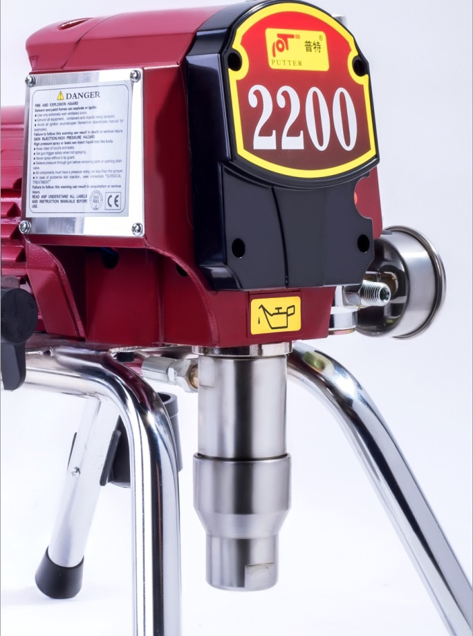 Tian PT2200 Pillar - type high pressure air - free paint machine latex paint electric air - free spraying machine