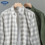 Осенняя рубашка, хлопковая куртка, в американском стиле, изысканный стиль