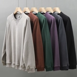 Демисезонная толстовка, базовый приятный телу лонгслив, удерживающая тепло утепленная мужская куртка, в американском стиле