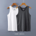 2020 mùa hè bên ngoài bóng rổ mới thể thao canlong thể dục vest nam mặc lỏng tay trắng t-shirt cotton 