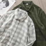 Осенняя рубашка, хлопковая куртка, в американском стиле, изысканный стиль