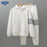 Осенний элитный спортивный костюм, толстовка с капюшоном, комплект для отдыха, в американском стиле