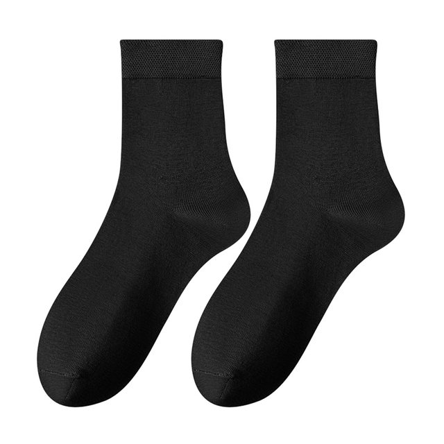 Antarctic Socks Women's Mid-Tube Socks Cotton Couple Pure Stockings Women's Sweat-Absorbent Autumn and Winter Deodorant ຖົງຕີນຝ້າຍສີດໍາສໍາລັບຜູ້ຊາຍ