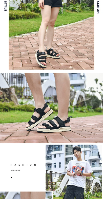 New Bailun Sports Shoes Co., Ltd. NB Sandals 3205 Giày nam Thể thao Summer Velcro Dép đi biển Giày nữ - Giày thể thao / sandles