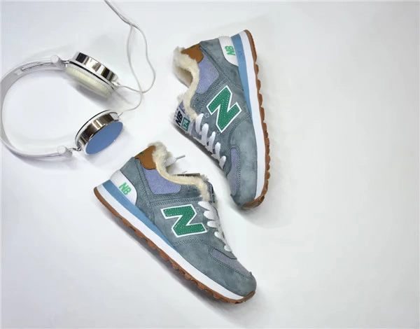 Giày thể thao Bailun mới Công ty TNHH NB REALIZE 574 giày chạy bộ mùa đông cộng với cotton cộng với giày nhung nam