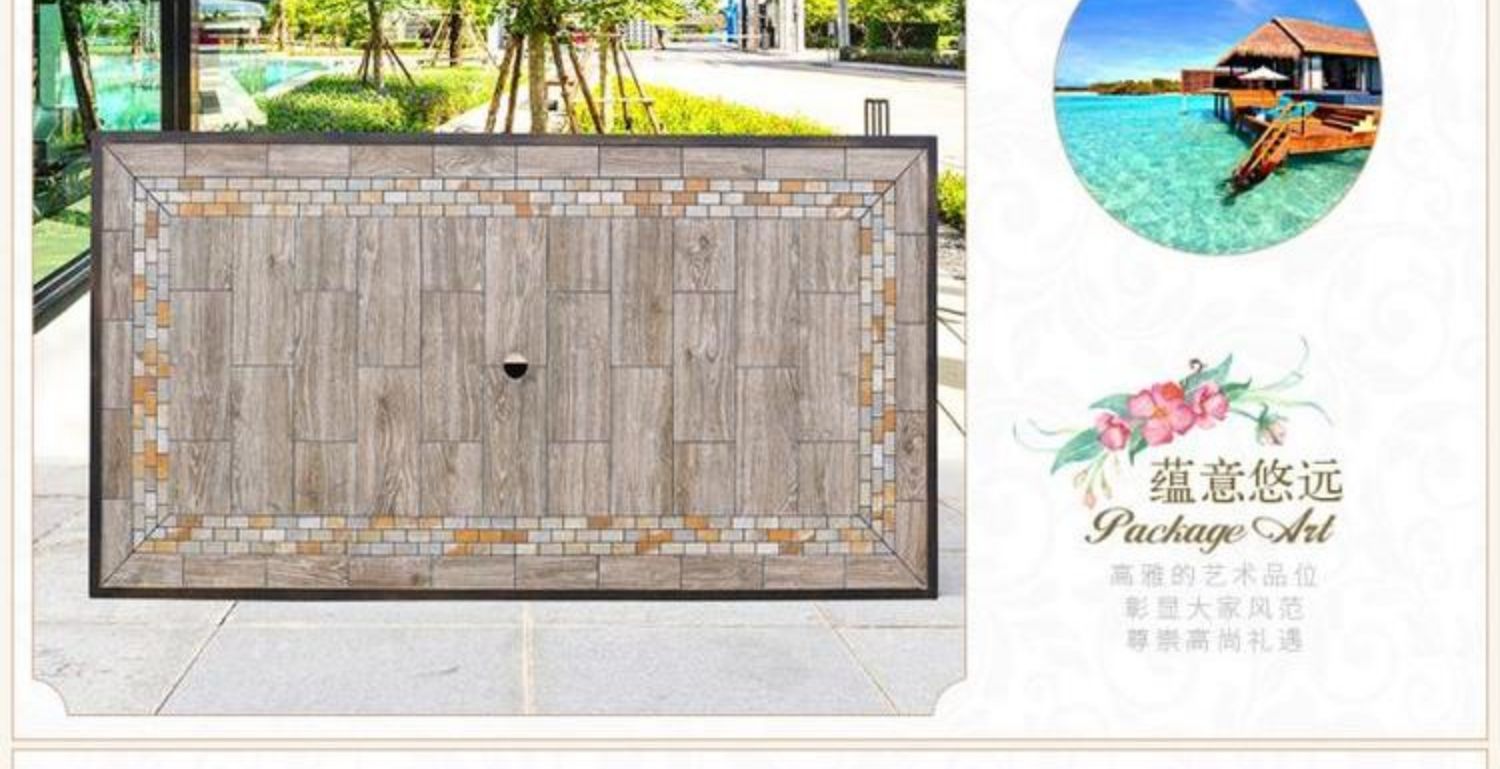 晴 Bàn ghế ngoài trời đúc bàn ghế sân vườn bằng nhôm kết hợp ngoài trời ban công ngoài trời bằng sắt rèn đồ nội thất giải trí bảy mảnh - Bàn ghế ngoài trời / sân bàn ngoài trời