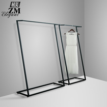 Clothing store clothing display rack Window shelf Childrens clothing shelf display rack Clothing store decoration floor hanger