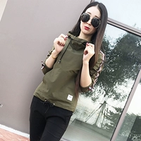 710 армия зеленый и красный персик девушка