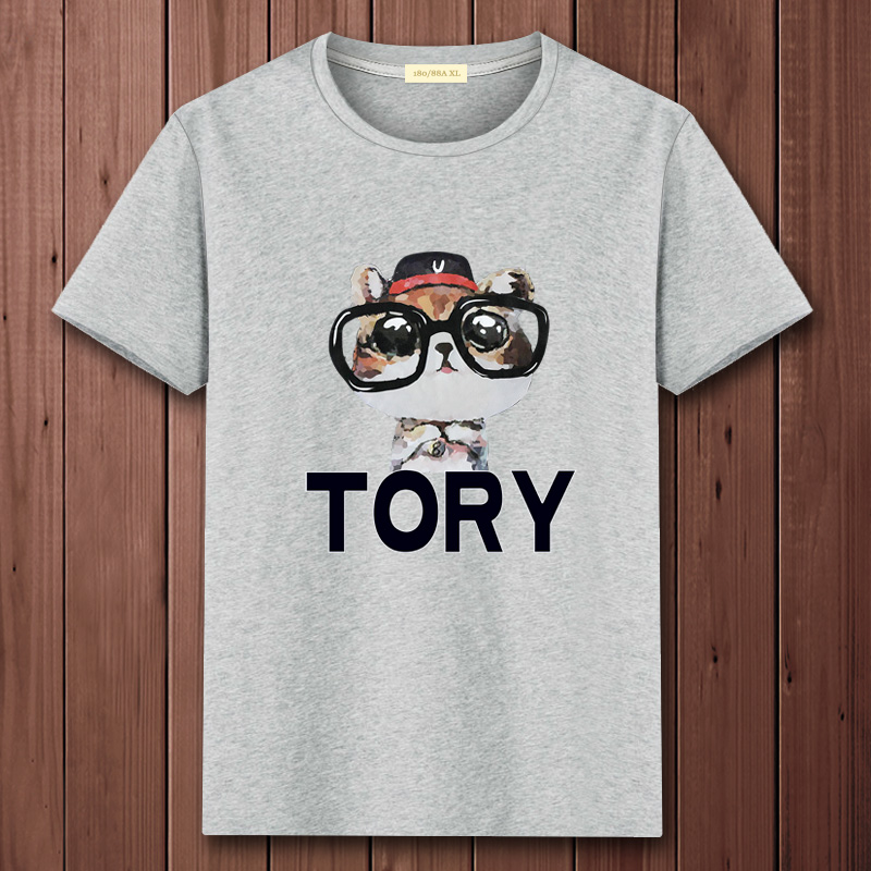 Tory Grey2021 summer new pattern man Short sleeve T-shirt Undershirt pure cotton upper clothes easy trend Half sleeve Compassionate men's wear