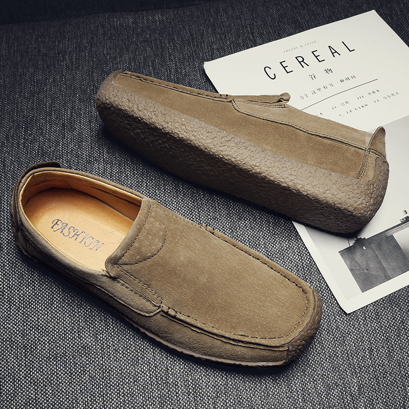 Spring 100 lap snails shoes Men's youth trendy men casual shoes Men's driving shoes breathable Inn beans Bean Shoes Men's Shoes