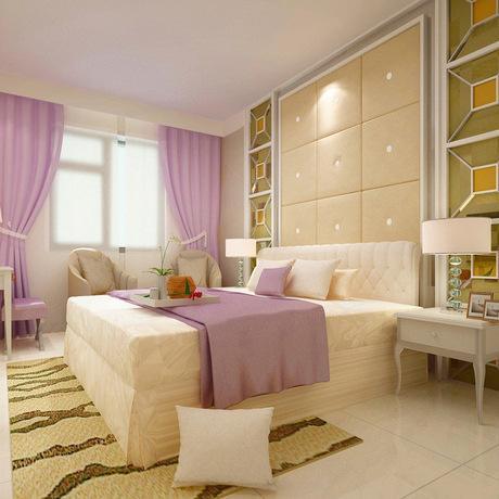 The reference style of the background wall can be customized in the unloading area.