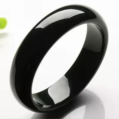 Xinjiang Hetian Jade jade bracelet Hetian jade bracelet women's black blue ink Bracelet Special