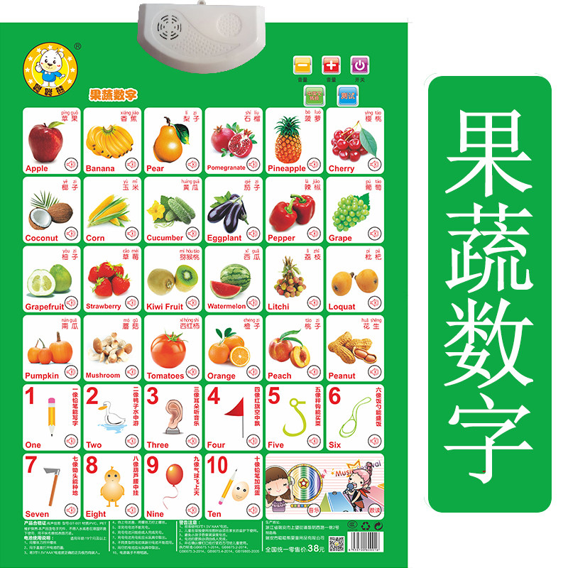 [USD 7.73] Sound wall chart Chinese pinyin alphabet Primary school pups ...
