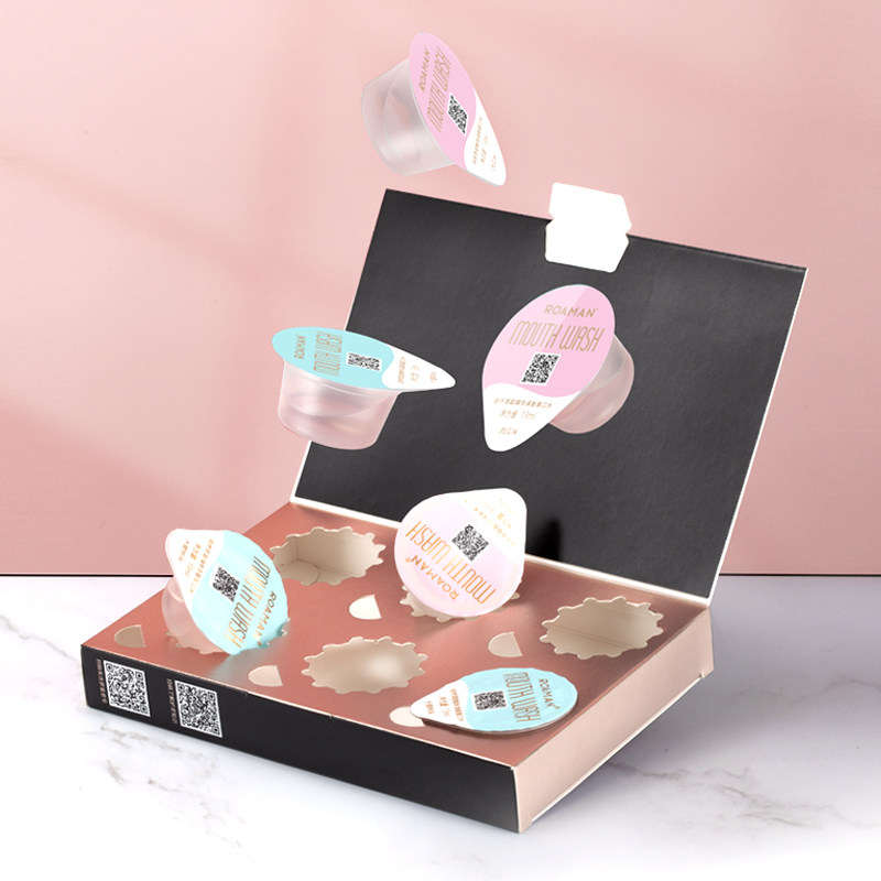 ROAMAN Roman jelly-type portable natural extract essence fresh mouthwash 13ml*6 capsules to clean the mouth