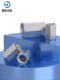 304 stainless steel thickened inner wire through joint hexagonal internal thread joint 1/81/43/81/23/42 points
