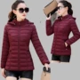 Mùa đông 2018 phiên bản Hàn Quốc của áo khoác cotton nữ ngắn Phần mỏng mỏng xuống đệm bông rộng kích cỡ áo khoác cotton nhẹ mùa áo phao ba lỗ nữ