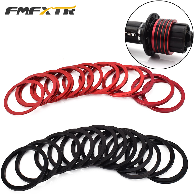 The flywheel washer bicycle bike mountain bike BB axial gasket drum tower grommet CNC aluminum alloy 1 5mm