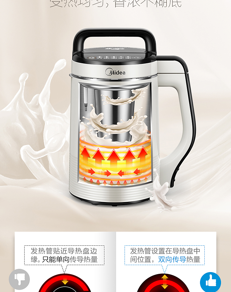 Máy hút sữa đậu nành đẹp tự động nhỏ đa chức năng bẻ tường miễn phí lọc thông minh chính thức hàng đầu chính hãng mua máy làm sữa hạt