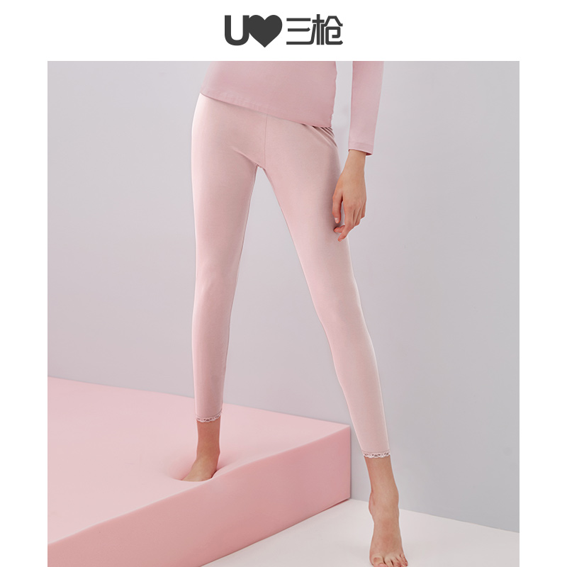 Three-gun autumn and winter pure cotton warm pants sanitary pants women's basic elastic long-staple cotton women's cotton wool pants underwear