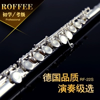 Đức ROFFEE 16 lỗ sáo mạ bạc cộng với E phím C giai điệu sáo trẻ em người mới bắt đầu phân loại dụng cụ RF-22S - Nhạc cụ phương Tây guitarbadon