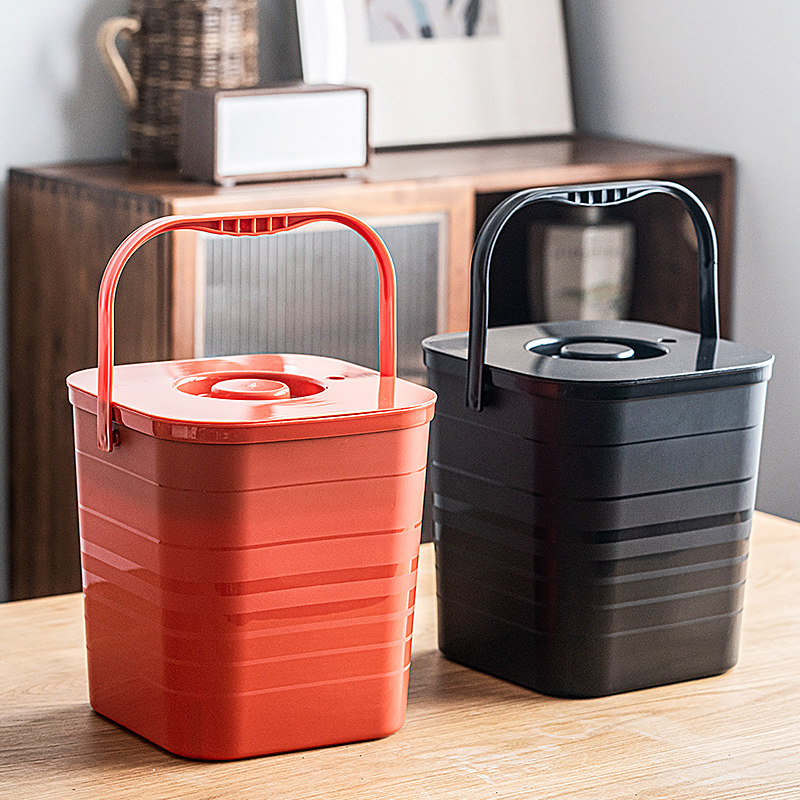 Tea bucket, tea dregs bucket, household waste water bucket with lid, simple tea set spare parts, tea table, tea filter, trash can, drainage bucket