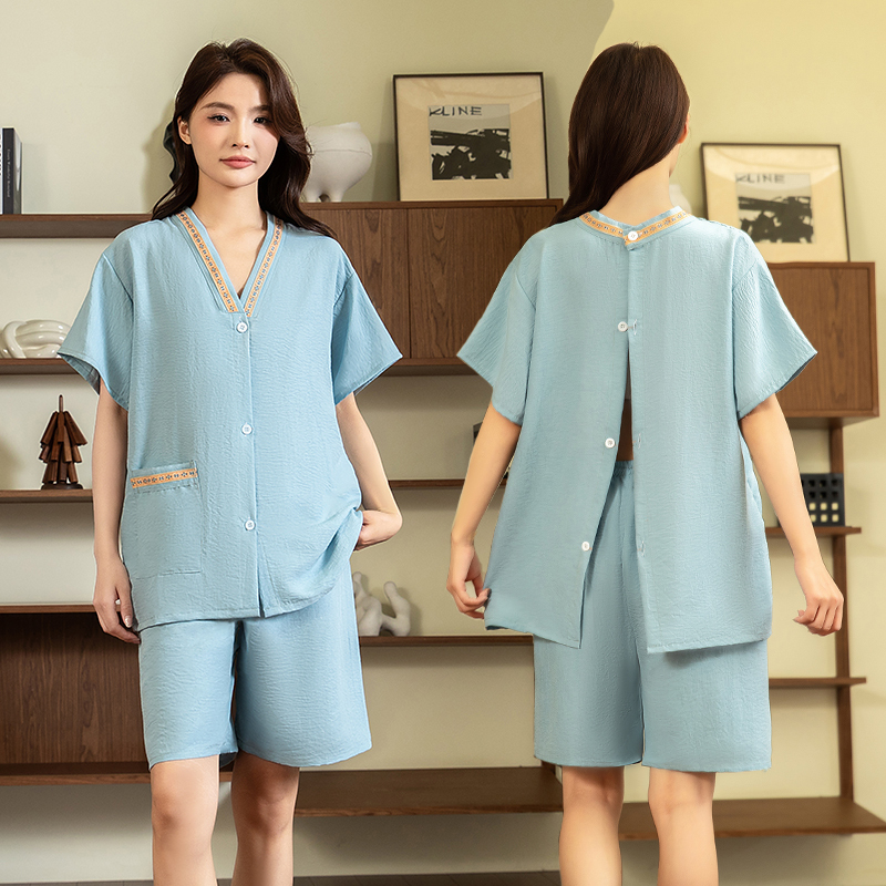 しわ防止灸スーツ、雲綿の前後カーディガン、漢方治療スーツ、掻き出しボタンヘッドセラピーマッサージ特殊燻蒸スーツ