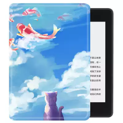 Cat wants the world Japanese kindle protective cover paperwhite4 reader shell kpw4 dormant literary leather case