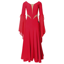 Danbaoluo red ballroom dance modern dance skirt dress large swing skirt brand ballroom dance performance costume waltz dance skirt
