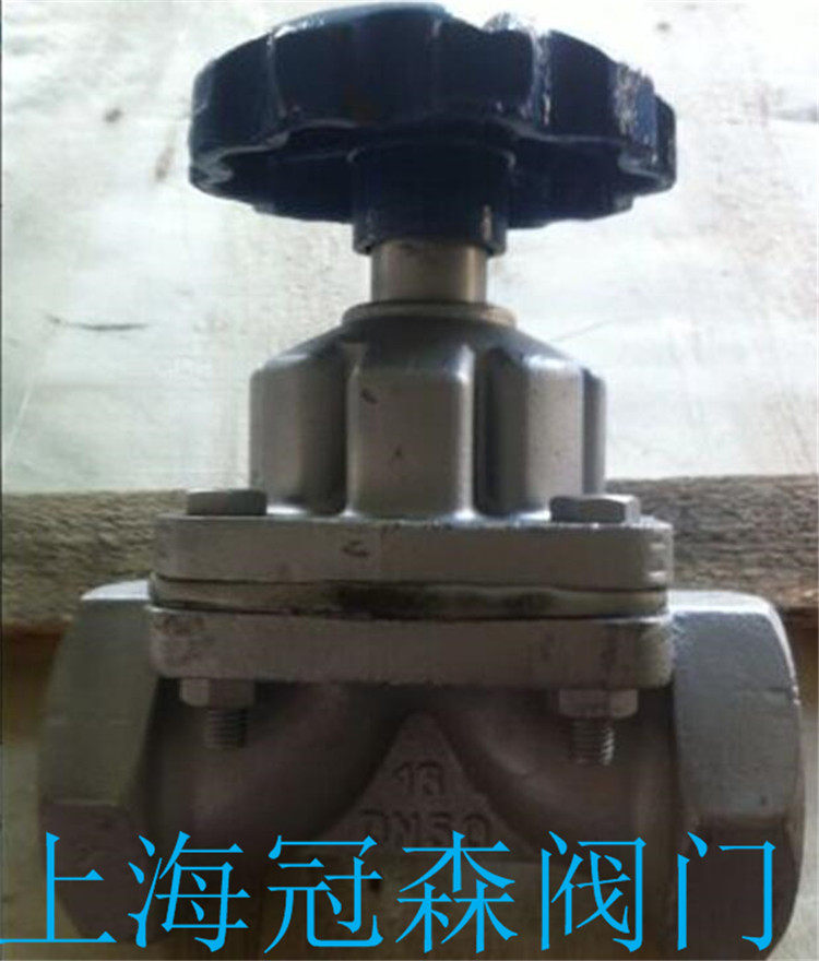 G11W carbon steel internal thread diaphragm valve chemical corrosion resistant stainless steel diaphragm valve wire buckle 304 diaphragm valve DN32
