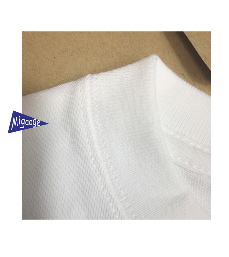 [cổ áo phẳng hai kim] 270g nam trắng tinh khiết túi ngắn tay áo thun cotton mềm mại nửa tay nam áo thun nam polo