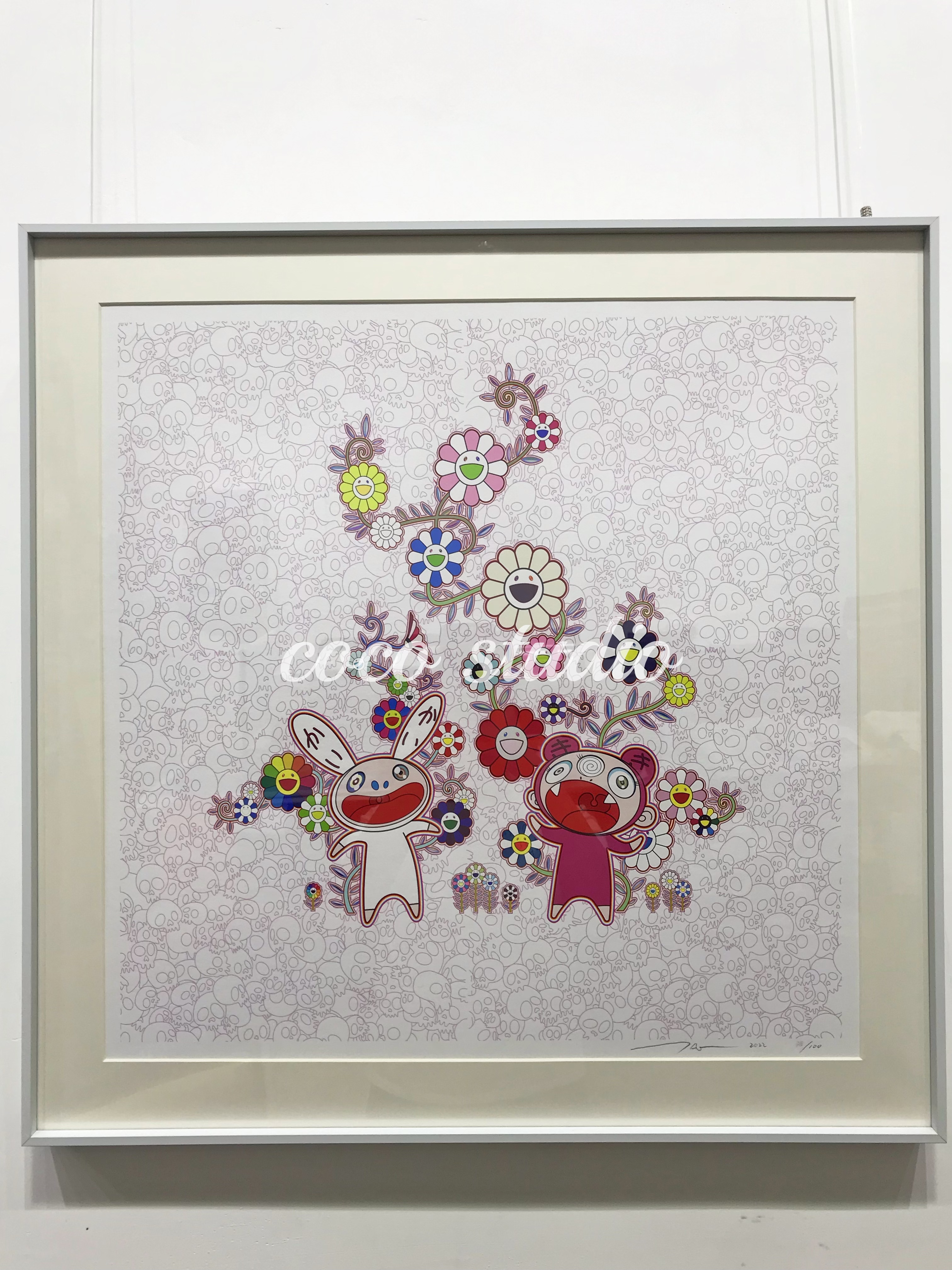 村上隆 版画 雪月花 お花とカイカイキキ 村上隆新作《雪月花お花と