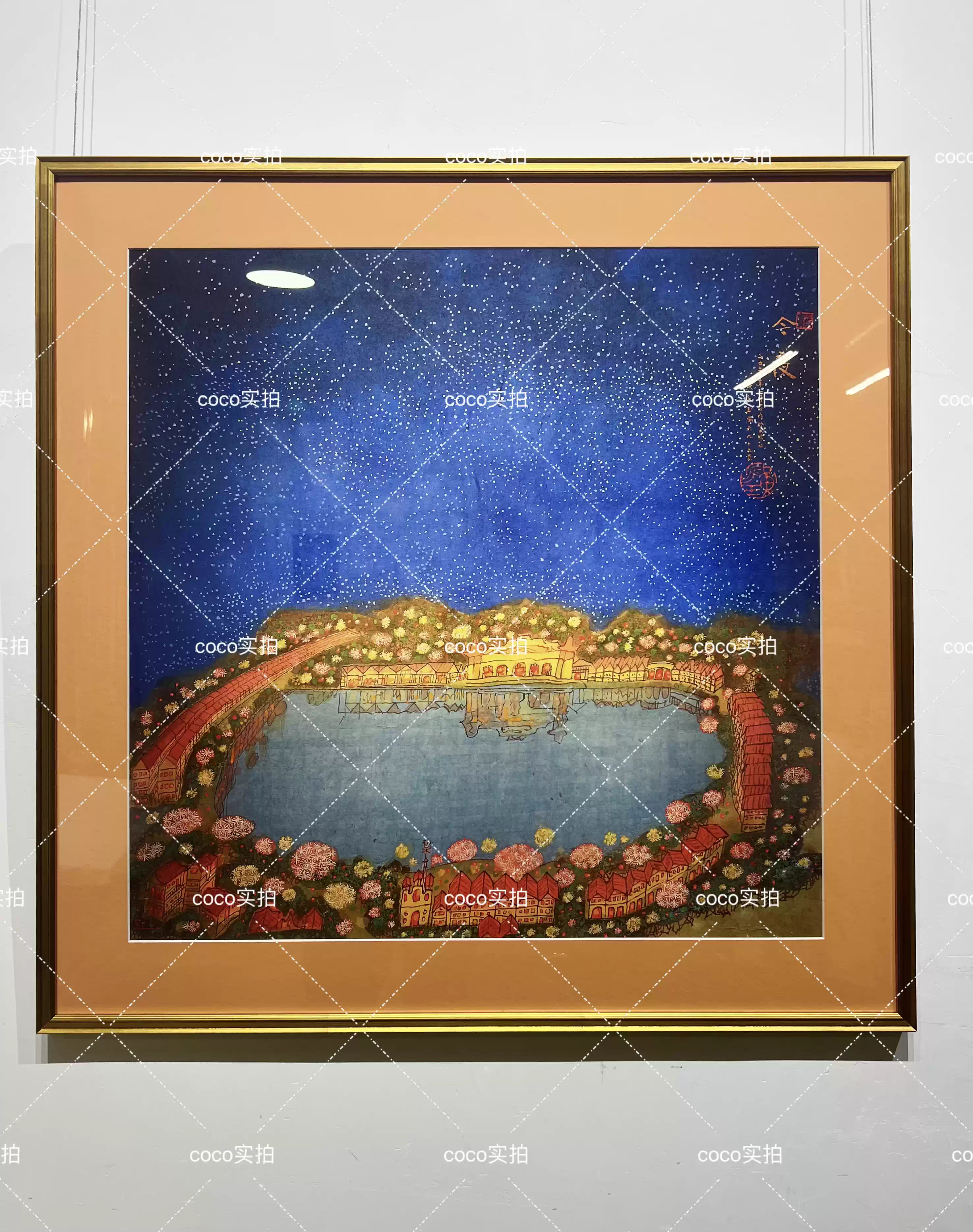 村上隆京都美术馆限定版画太阳花花篮金箔版画300版两款