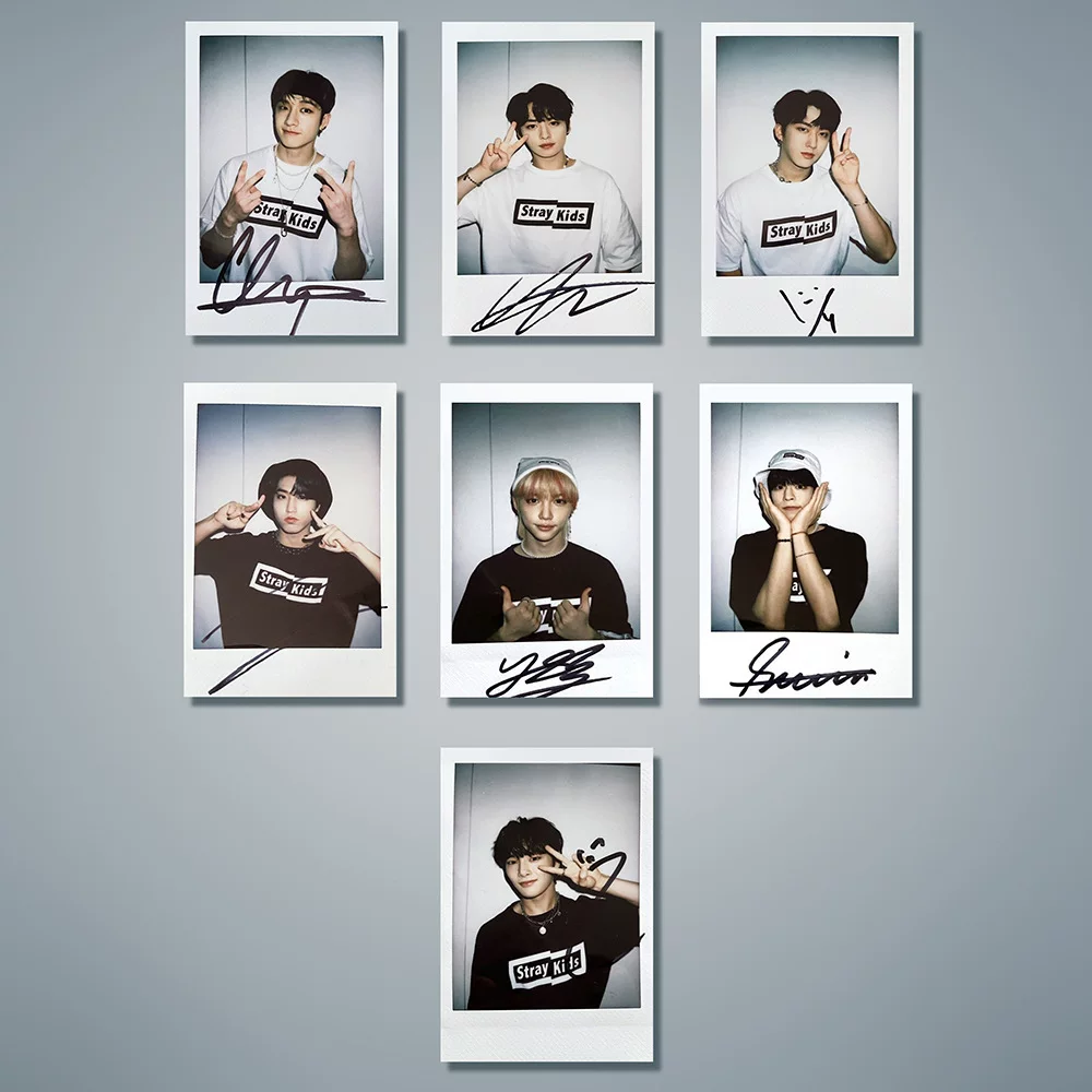 Карта-сертификат Stray Kids Signature Lie Lomo Случайная карта Особые наклейки Посткард сцене SKZ