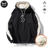 Зимняя толстовка с капюшоном, утепленная куртка в стиле хип-хоп, коллекция 2021, оверсайз, в американском стиле