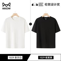 Белый черный комплект, короткий рукав