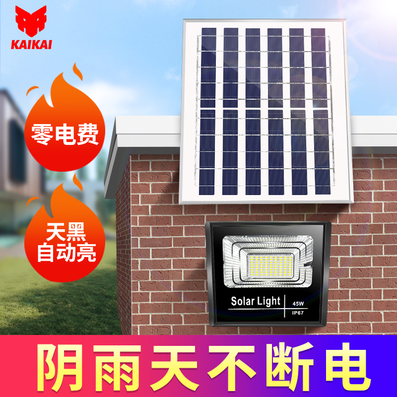 Solar Lamp Outdoor LED Courtyard Lamp Super Bright Exterior Wall Lamp Interior Exterior Lighting Home New Countryside Waterproof Street Lamp