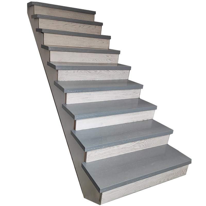 Gull Gull Staircase Composite Multi-layer Solid Wood Pedal Strengthening Stairboard Composite Staircase Set No need to bottom
