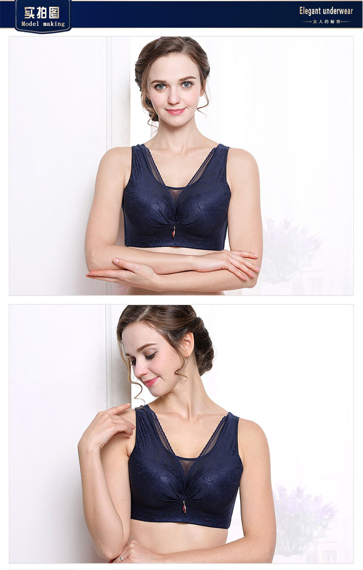 XL bra đồ lót chất béo mm200 pounds phần mỏng cup bra lớn tập hợp chất béo nữ niyi full cup IO8 áo lót học sinh