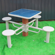Outdoor outdoor community fitness equipment Sports path Park chess table track chess table magnetic ball go