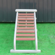 Plastic Wood outdoor park community rural fitness equipment double abdominal muscle plate tooth extraction agriculture increased production of selected fabrics