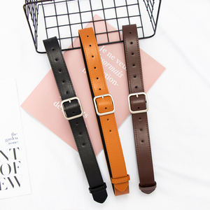 皮带女 ins风黑色细女士真皮简约百搭